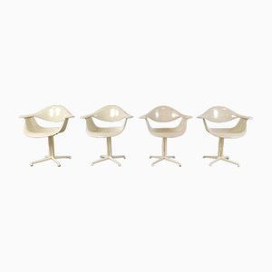 Chaises Daf Space Age par George Nelson pour Herman Miller, 1960s, Set de 4