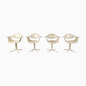 Space Age Daf Chairs by George Nelson for Herman Miller, 1960s, Set of 4