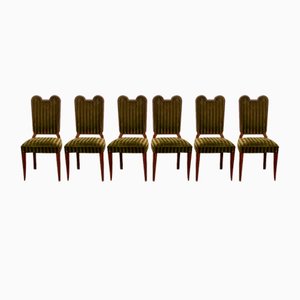 Art Chairs from Jaque Klein, 1940s, Set of 6