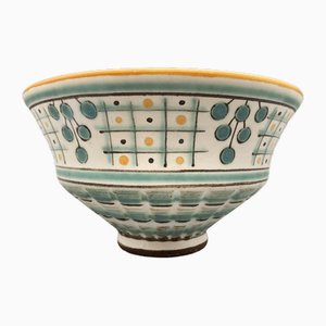 Colored Ceramic Bowl by Gefa Gorka, Hungary, 1950s