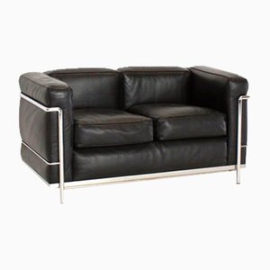LC2 Leather Armchair by Le Corbusier for Cassina