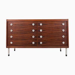Mid-Century Modern Wooden Sideboard by Georges Coslin, Italy, 1960s