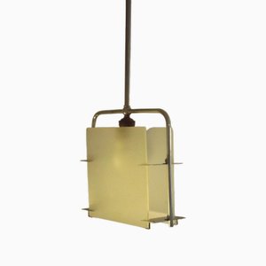 Lámpara colgante Bauhaus vintage, años 20