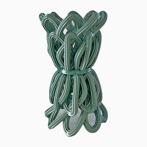 Frosting Vase in Green by Bilge Nur Saltik for Form&Seek
