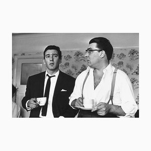 Kray Brothers, Archival Pigment Print in Brown Frame