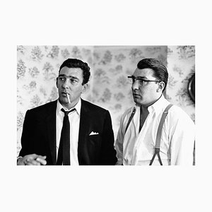 Reggie and Ronnie Kray, Archivaler Pigmentdruck in Weißem Rahmen