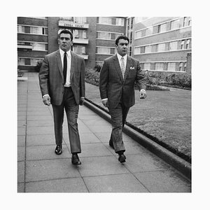At Home with the Krays, Archival Pigment Print in White Frame