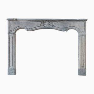 18th Century Louis XIV Amsterdam Bluestone Fireplace