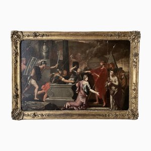 Figurative Szene, Ende 1600, Öl auf Leinwand, Gerahmt