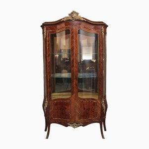 Französische Kingwood Vitrine, 19. Jh., 1880er