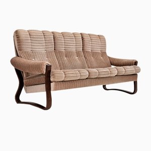 Dänisches 3-Sitzer Sofa aus Cord, 1970er