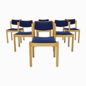 Stackable Dining Chairs, 1980s, Set of 6