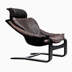 Sillón Kroken sueco de Åke Fribyter para Nelo, años 70