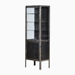 Glass and Iron Medical Cabinet, 1930s