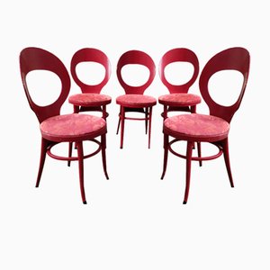 Mouettes Bistro Chairs from Baumann, 1960s, Set of 5