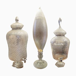 Vitrines en Verre, Set de 3