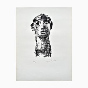 Toni Stadler, Kopf des jungen Perikles, 1976, Litografía original limitada y firmada a mano