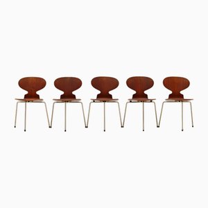 Ant Chairs by Arne Jacobsen for Fritz Hansen, 1960s, Set of 5