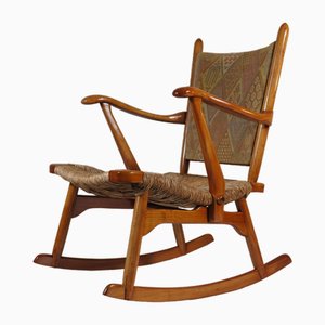 Rocking Chair Mid-Century de De Ster Gelderland, 1960s