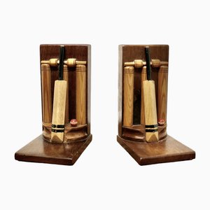 Mid Century Cricket Bookends, 1960s, Set of 2