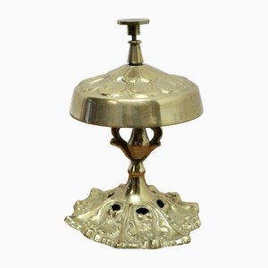 Decorative Brass Courtesy Counter Top Bell, 1960s