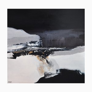 Klur, La neige, 2023, Acrylic on Canvas