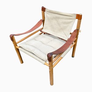 Fauteuil Modèle Sirocco Safari Scandinave par Arne Norell pour Arne Norell Ab, 1960s