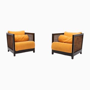 Suzy Wong Easy Armchairs by Kenneth Cobonpue, Set of 2