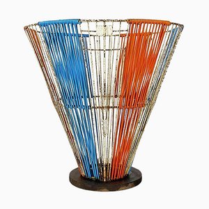 Porte-Parapluie Moderne en Métal et Plastique Coloré, Italie, 1980s