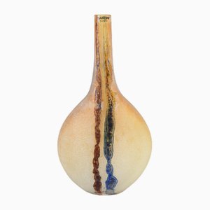 Scavo Series Glass Vase by Alfredo Barbini, 1970s