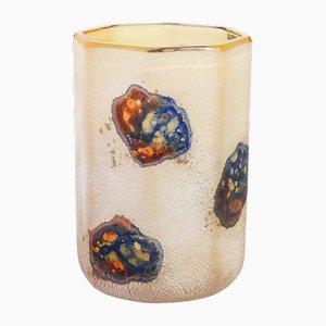 Scavo Series Glass Vase by Alfredo Barbini, 1970s