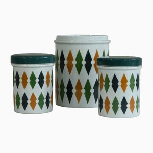 T G Green Roulette Kitchen Jars, Set of 3