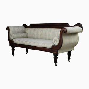 Antikes Mahagoni Sofa, 19. Centuryy