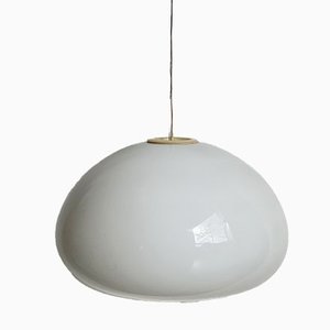 Black and White Ceiling Lamp by Achille Castiglioni for Flos, 1970s