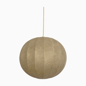 Mid-Century German Cocoon Pendant Light by Friedel Wauer for Goldkant, 1960s