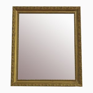 Large Antique Gilt Overmantle Wall Mirror, 1890s