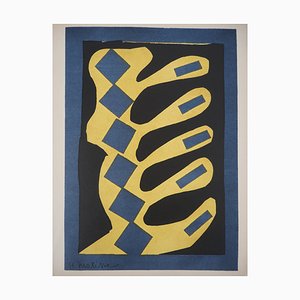 Henri Matisse, Blattwerk, 1954, Signierte Lithographie