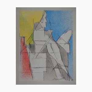 Jacques Villon, Le Lecteur, Lithographie Originale Signée