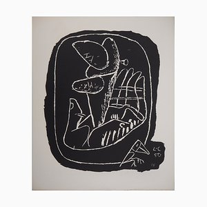 Le Corbusier, Main et Ésotérisme, 1964, Lithographie Originale Signée