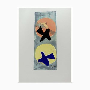 After Georges Braque, Les Martinets II, 1959, Lithograph