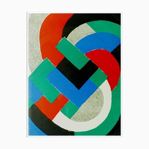 Sonia Delaunay, Composizione, 1969, Litografia originale