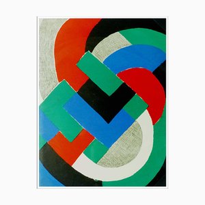 Sonia Delaunay, Komposition, 1969, Original Lithographie