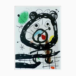 Joan Miro, Composition Cartones IV, 1965, Original Lithograph