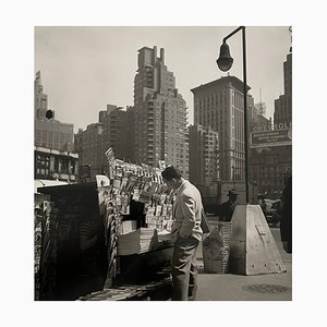 Pierre Boulat, Kiosk, New York, 1946, Silberdruck