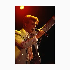 Jacques Langevin, David Bowie à Live Aid, 1985, Fine Art Print