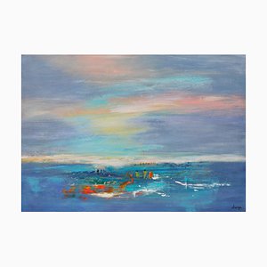 Dany Soyer, Los colores del cielo, 2023, Acrílico sobre lienzo