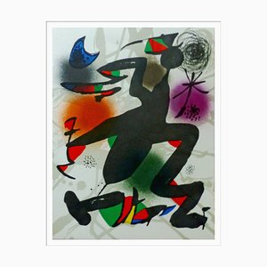 Joan Miro, Composición II, 1977, Litografía original