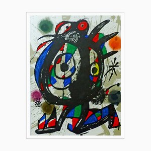 Joan Miro, Composición V, 1977, Litografía original