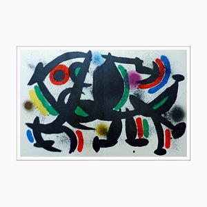 Joan Mirò, Composizione originale VIII, 1972, Litografia originale