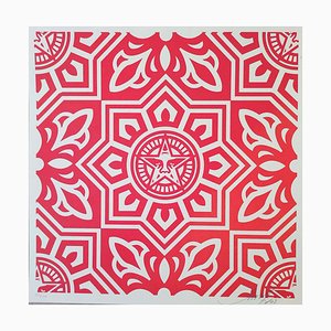 Shepard Fairey (Obey), Venice Pattern Set (Red&White), 2009, Serigrafia